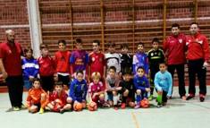 La selección cántabra benjamí­n entrenó en Pesués