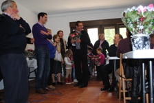 Pechón rindió homenaje a sus vecinos