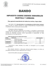 Impuesto sobre bienes inmuebles 2016
